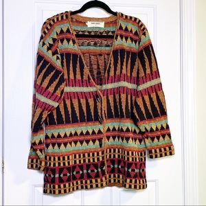 NWT Sage Creek by Liz Ence Toggle Cardigan Sweater